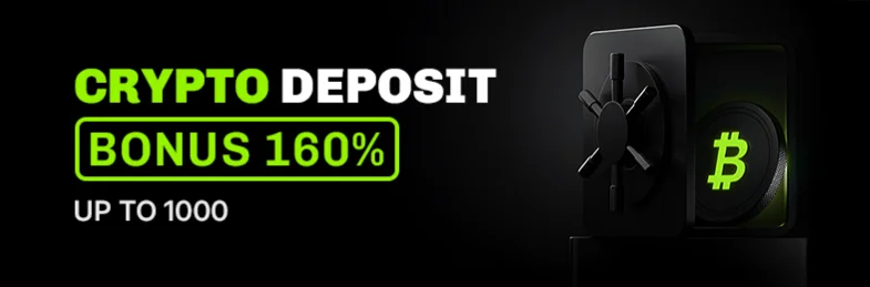crypto deposit bonus up to 1000
