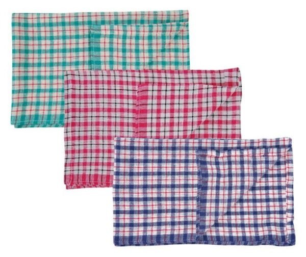 Coloured Check Tea Towel to buy from Cleaning Supplies 2U