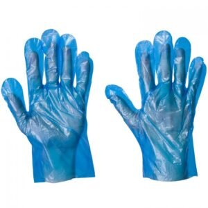 Blue Disposable Polythene Gloves to buy from Cleaning Supplies 2U